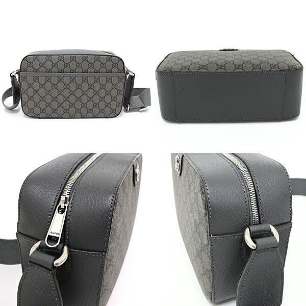 Gucci GG Supreme Ophidia Canvas Gray Medium Shoulder Bag