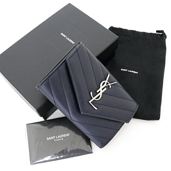Saint Bifold Wallet Navy Envelope Wallet Travel Leather Small Travel Bag