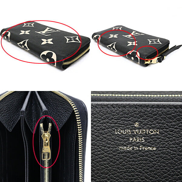Louis Vuitton Long Purse M80481 Ann Platt Monogram Black Wallet Case F