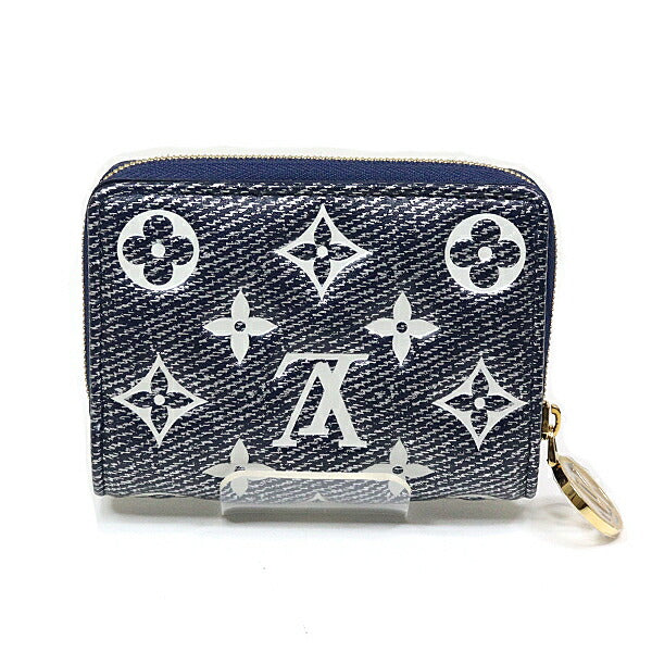 Louis Vuitton Bifold M82525 Lamb omen Leather Gold Navy Wallet Case
