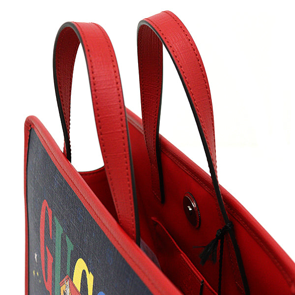 Gucci GG Supreme Children's GG Print Canvas Red Navy Tote Bag