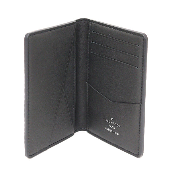 Louis Vuitton M82822 Epi Damier Rush Organizer Leather Blue Wallet Case