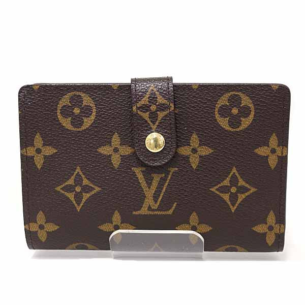Louis Vuitton Bifold M61674 Portefeuille Viennoiserie Monogram Canvas Brown Wallet Case