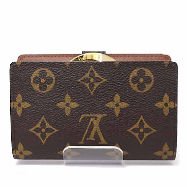 Louis Vuitton Bifold M61674 Portefeuille Viennoiserie Monogram Canvas Brown Wallet Case