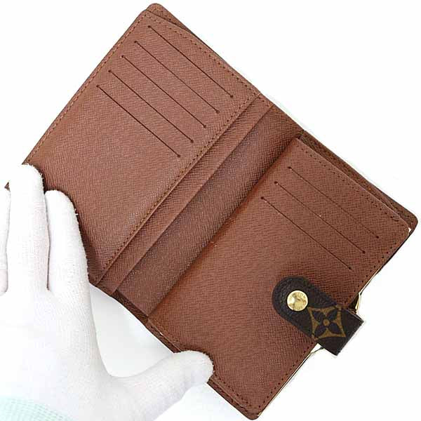 Louis Vuitton Bifold M61674 Portefeuille Viennoiserie Monogram Canvas Brown Wallet Case