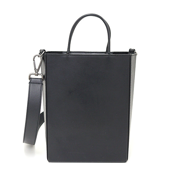 Fendi Shoulder Bag 7Va512 Shopping Bag Leather Black Small