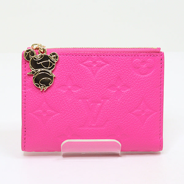 Louis Vuitton Bifold M14087 × TM Portefeuille・Lisa Leather Pink Wallet Case