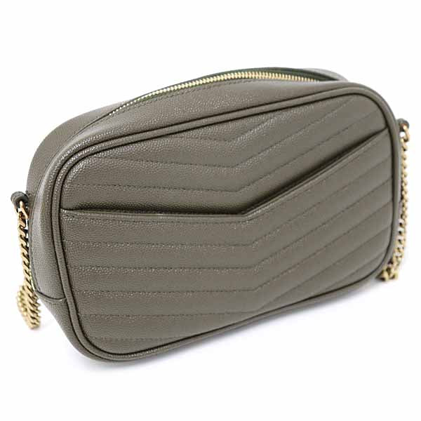 YSL Saint Laurent YSL Saint Shoulder Bag Calfskin Khaki Lou Mini