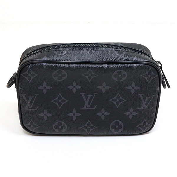 Louis Vuitton Trocadero Wearable Monogram Canvas Black Grey Wallet Case