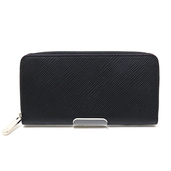 Louis Vuitton Long Purse M64838 Epi Zippy Leather Black Wallet Case