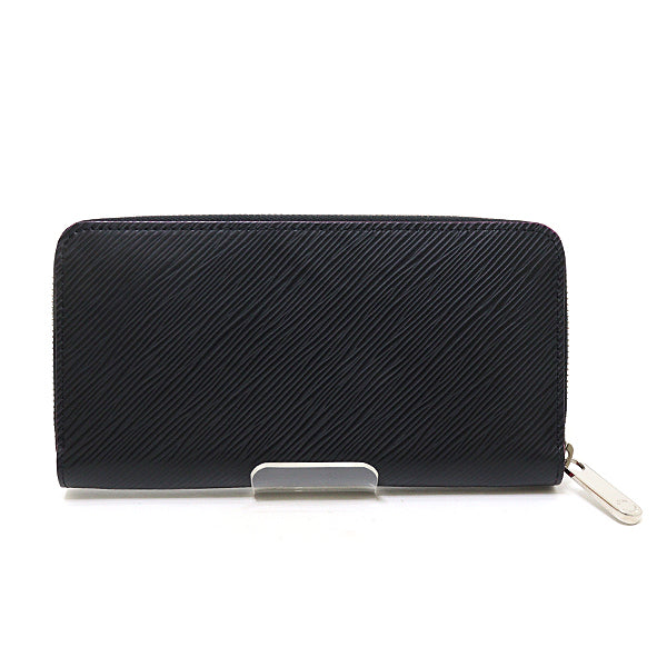 Louis Vuitton Long Purse M64838 Epi Zippy Leather Black Wallet Case