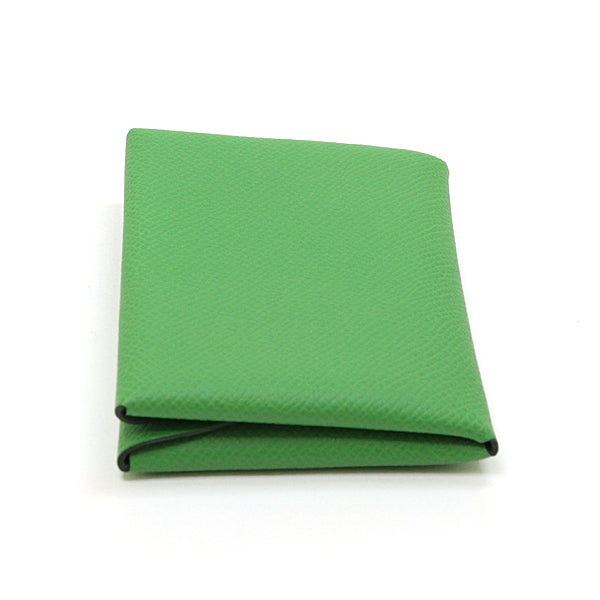 Card Case Epsom Vert Yucca Calvi Duo Travel Bag