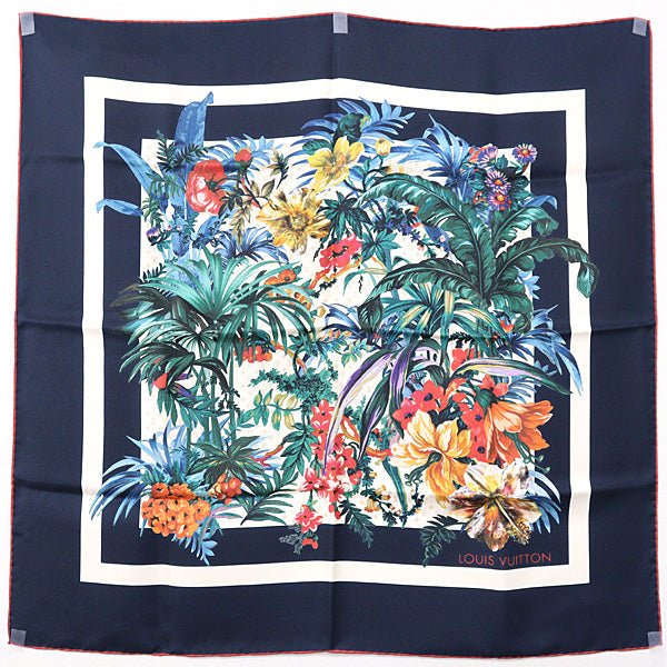 Louis Vuitton scarf M77975 silk Carre70・ Bouquet Multicolor