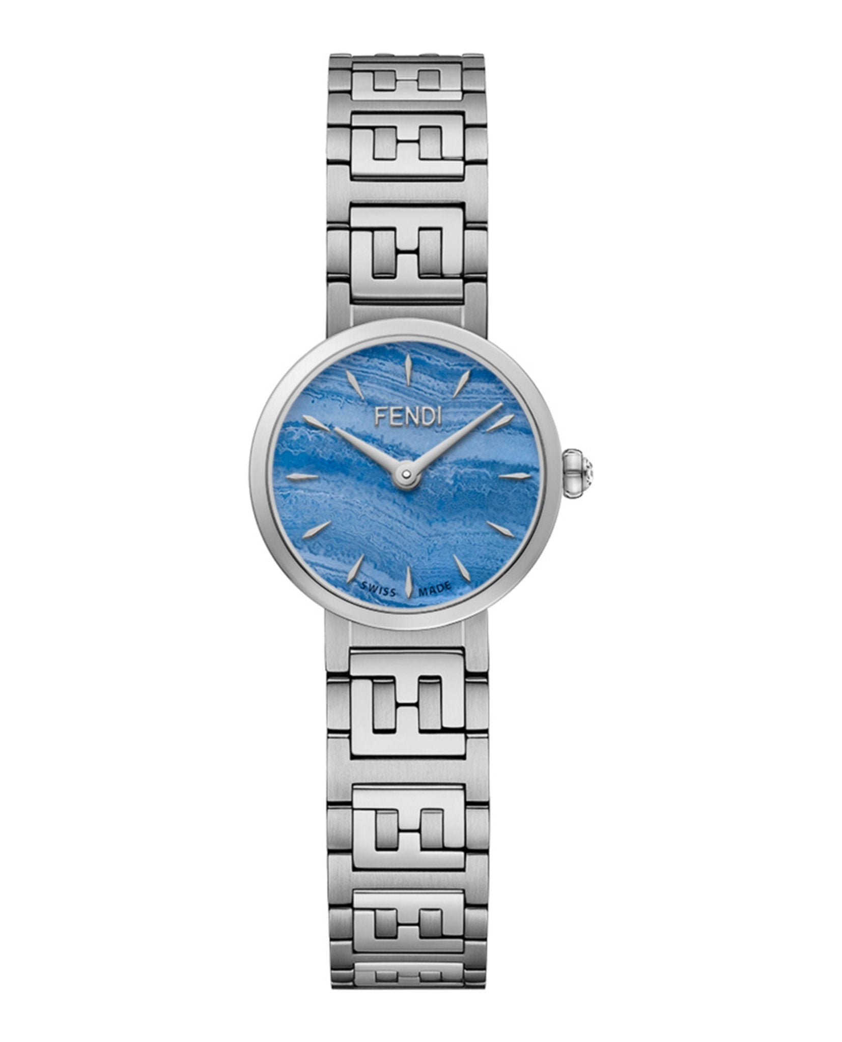 Fendi Jewelry Womens Forever Stainless Steel 19mm Bracelet Fashion Silver Fashion Watch 2