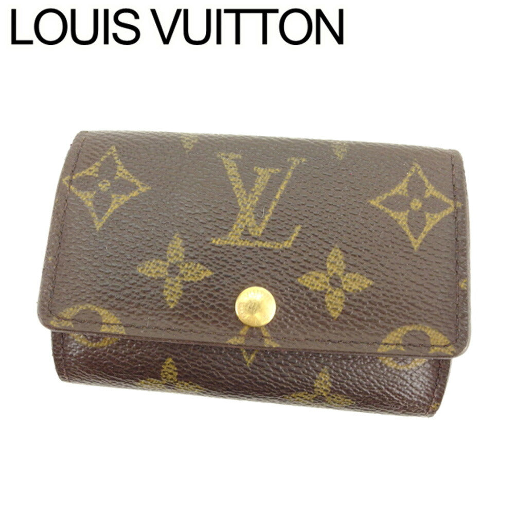 Louis Vuitton Key holder M62630 Multicles6 Brown Beige Gold Key Chain F1366