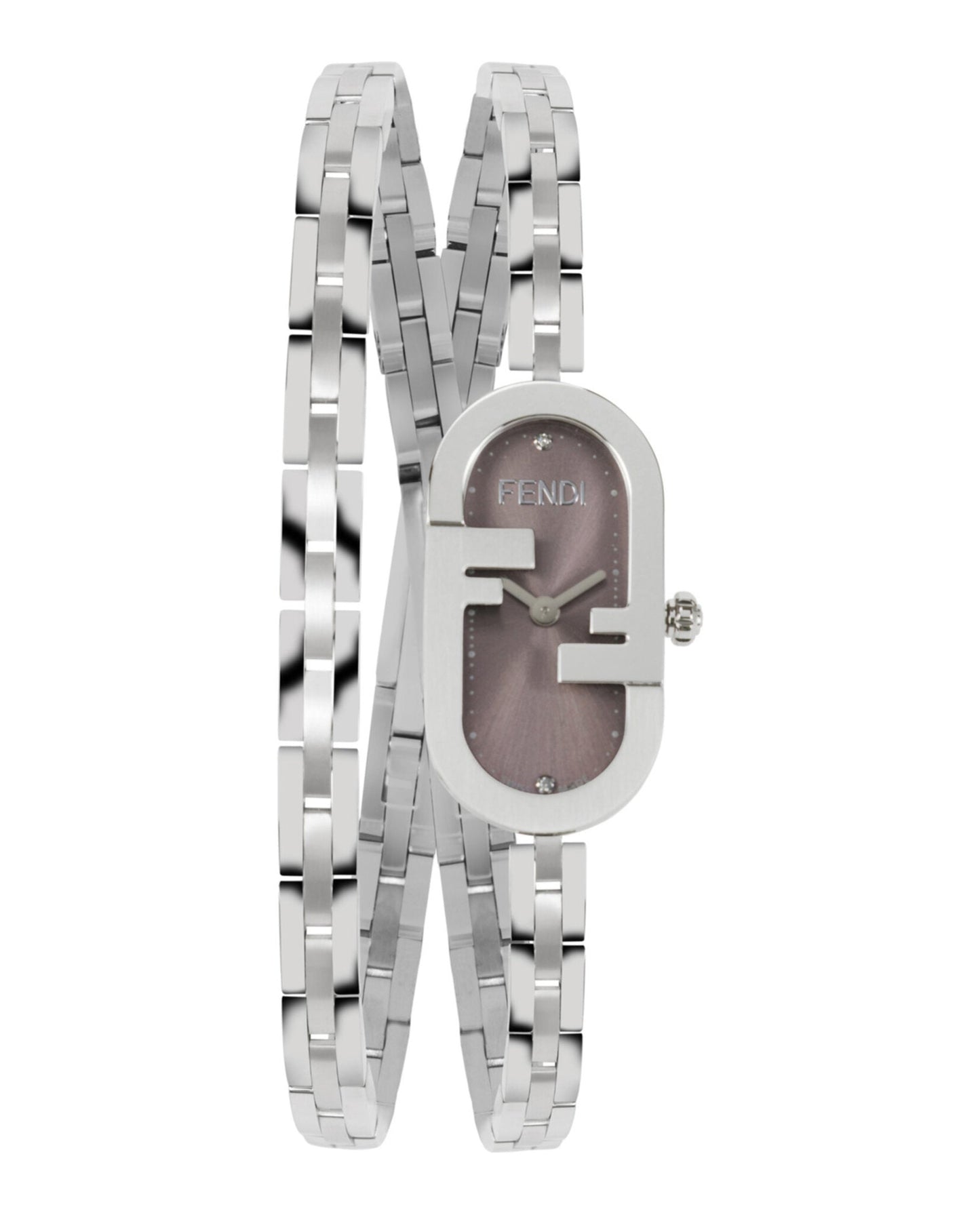 Fendi Jewelry Womens Stainless Steel 14.8mm Bracelet Fashion Watch Silver Fashion Watch 2