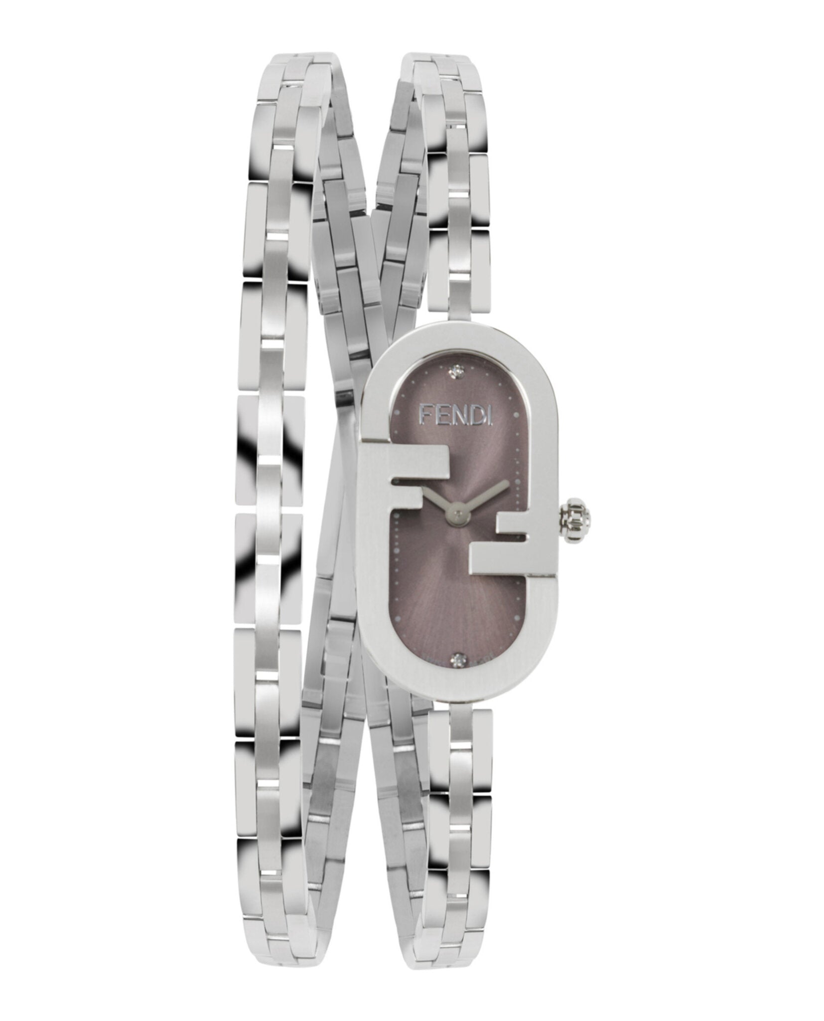 Fendi Jewelry Womens Stainless Steel 14.8mm Bracelet Fashion Watch Silver Fashion Watch 2