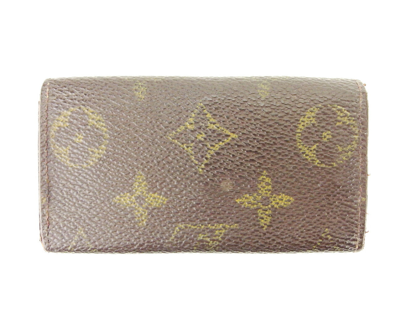 Louis Vuitton Key holder M62631 Multicles4 Brown Beige Gold Key Chain F1509