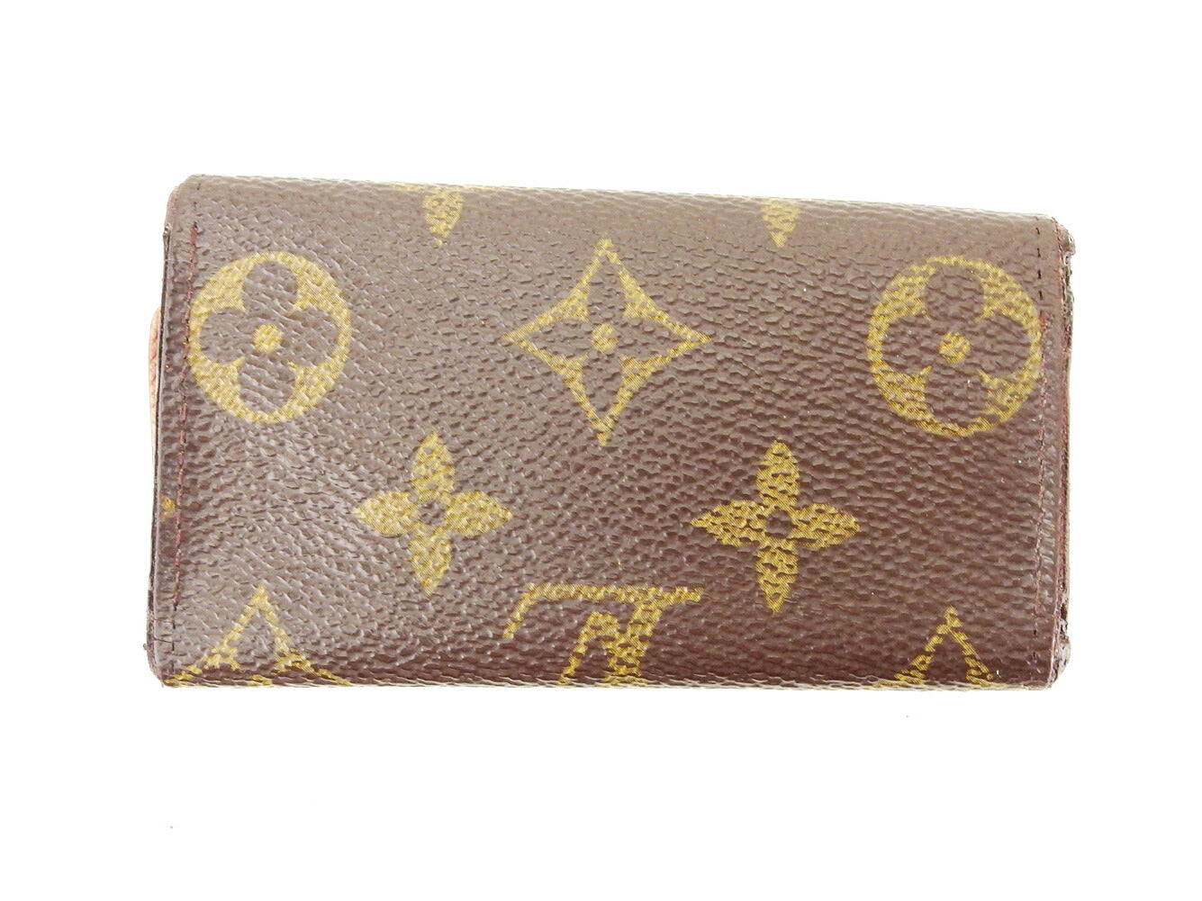 Louis Vuitton Key holder M62631 Multicles4 Brown Beige Gold Key Chain F1510