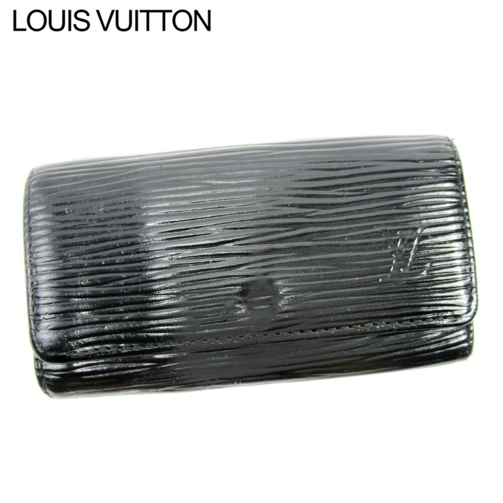 Louis Vuitton Key holder M63822 Multicles4 Black Key Chain F1565