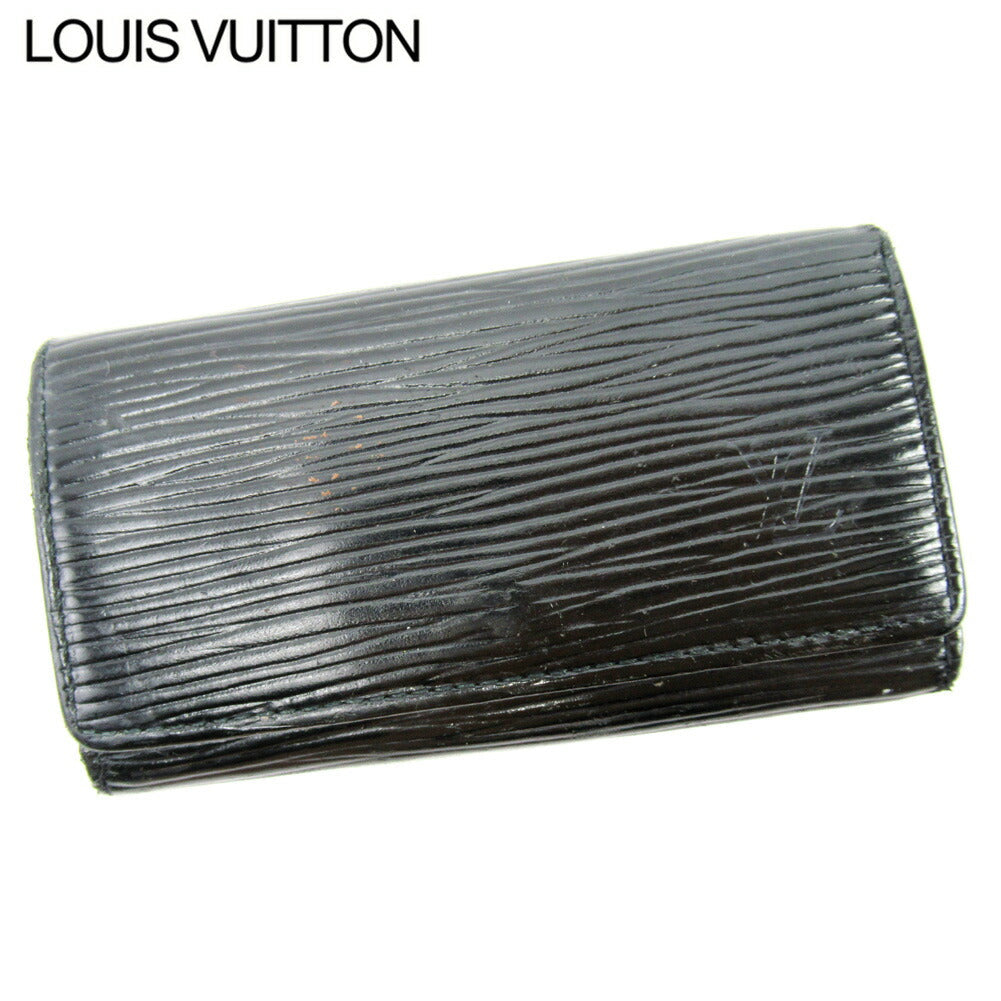 Louis Vuitton Key holder M63822 Multicles4 Black Key Chain F1566