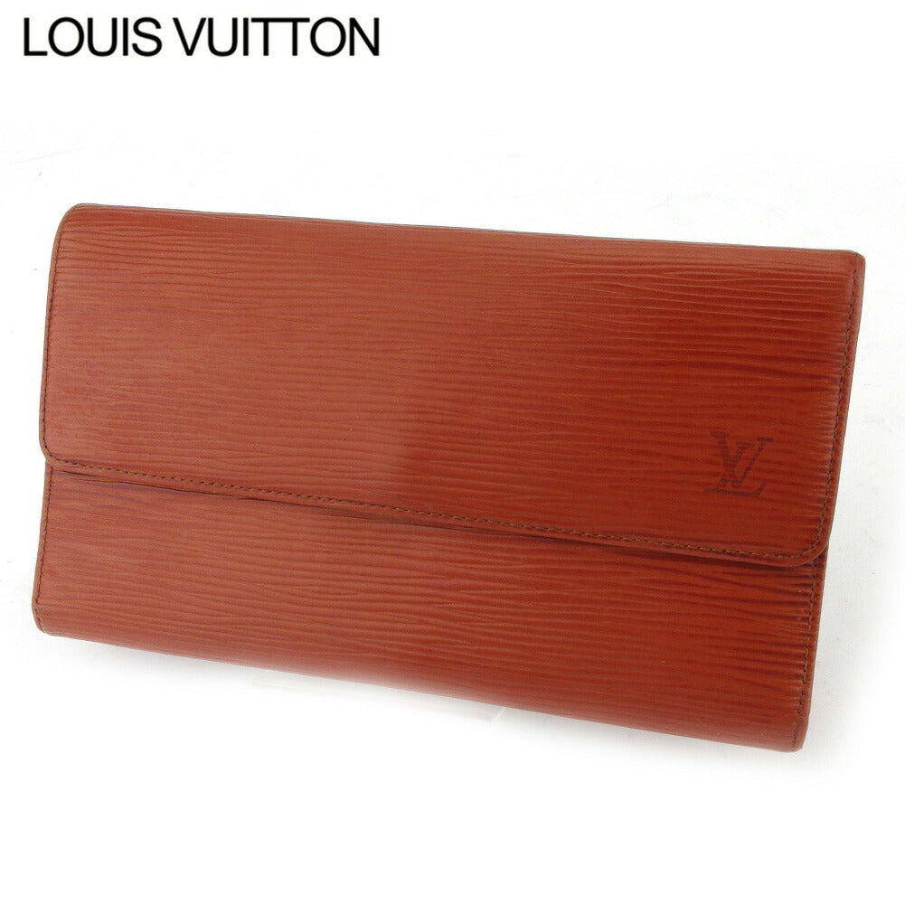Louis Vuitton Long Purse M63385 Kenyan Porte Brown Wallet Case