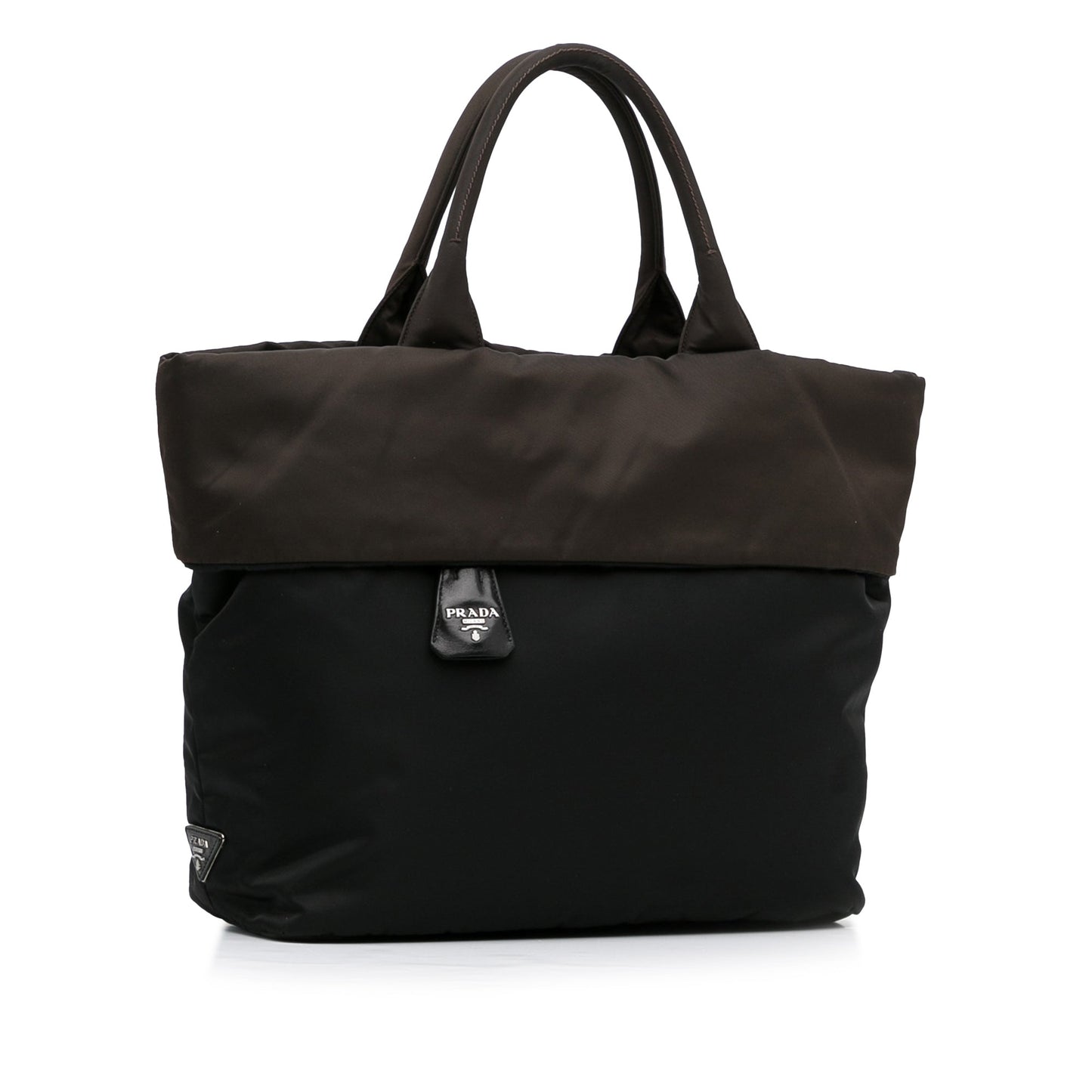 Prada Tessuto Reversible Tote Black Tote Bag