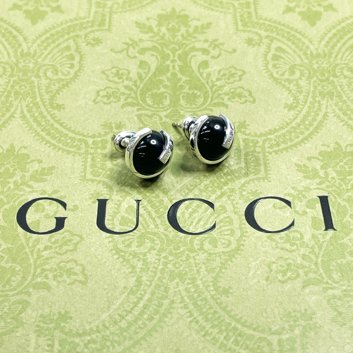 Gucci Silver925 Stone Logo Jewelry