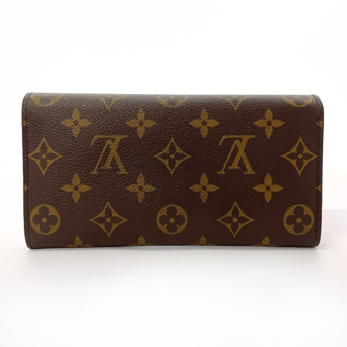 Louis Vuitton Long Purse M61734 Portefeuille Sarah Monogram Canvas Brown Wallet Case