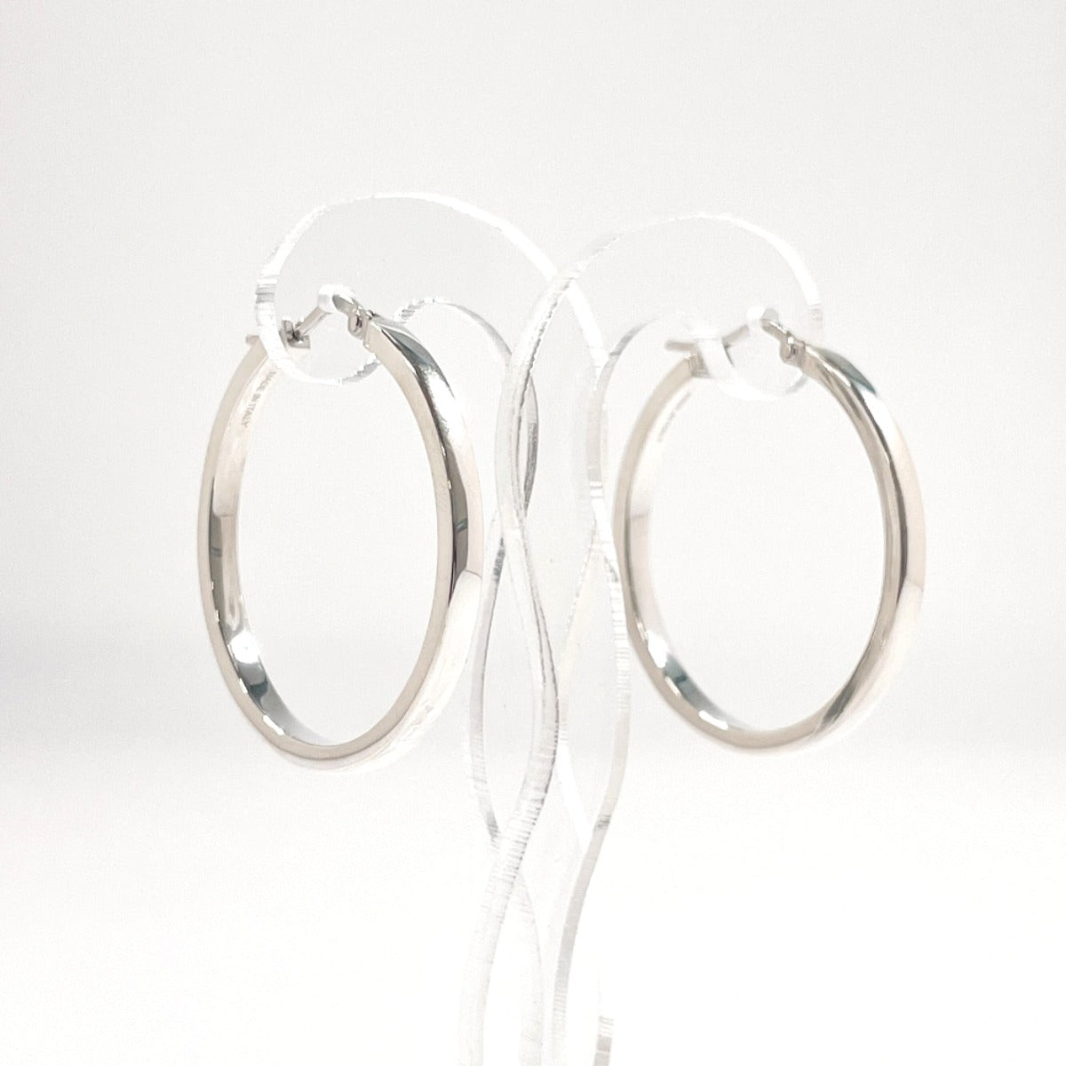 Pierce Hoop Handbag Silver Travel Bag