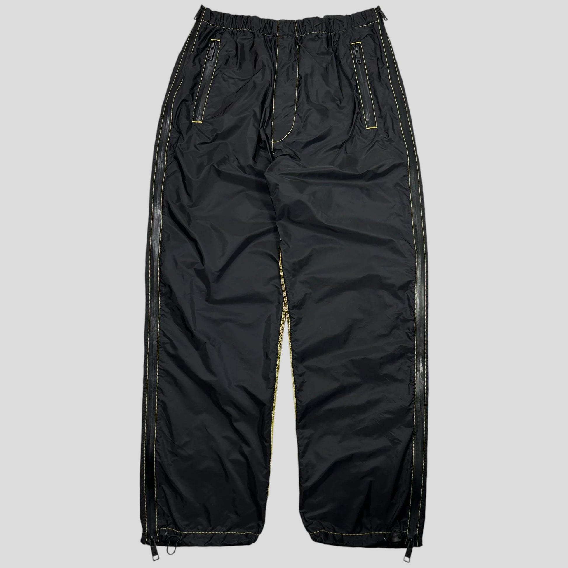 Prada Handbag Milano Runway Tech Track Pants - S Nylon