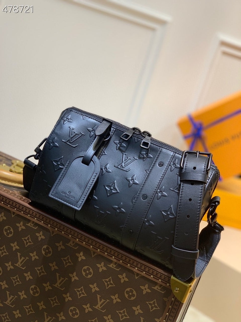 Top Quality Keepall Xs Seal For Men Monogram Black Crossbody Bag