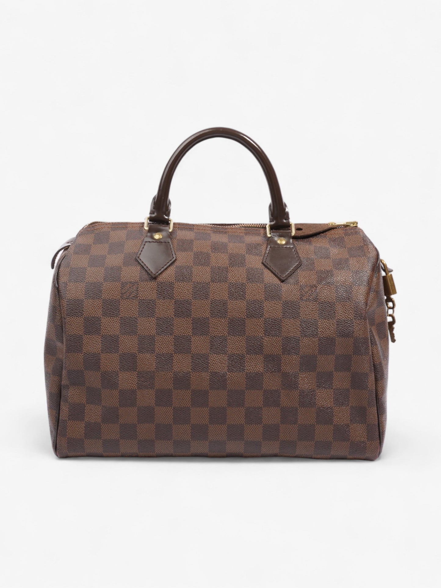 Louis Vuitton Speedy 30 Ebene Coated Canvas Damier Apparel Canvas 4