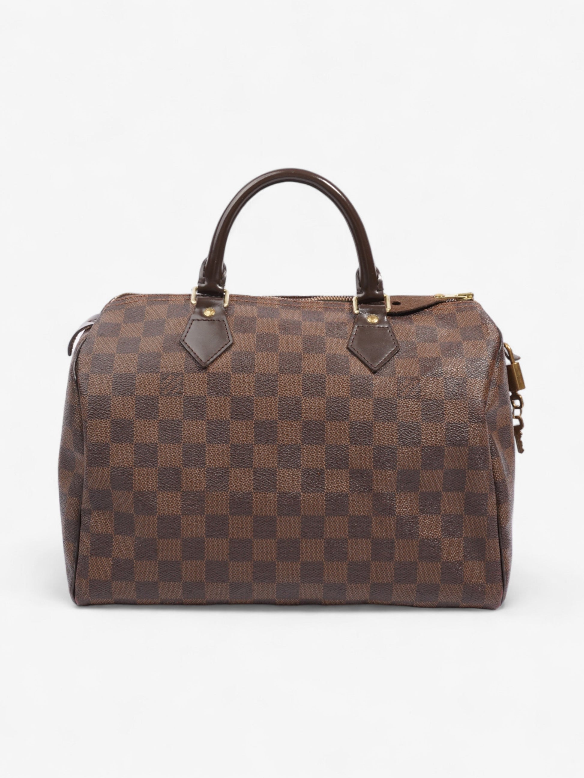 Louis Vuitton Speedy 30 Ebene Coated Canvas Damier Apparel Canvas 4