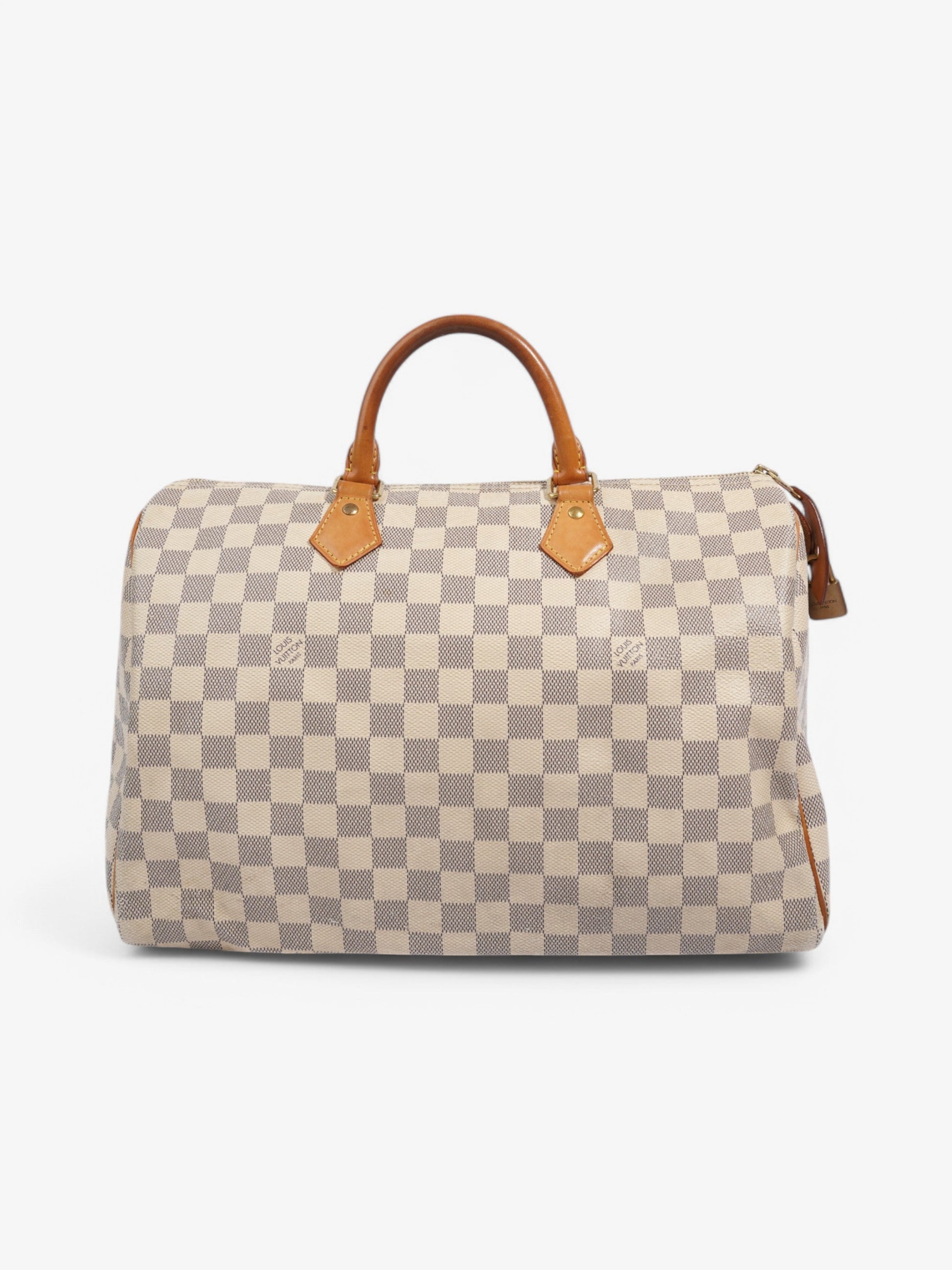 Louis Vuitton Speedy Azur Coated 35 Canvas Coated Canvas Damier Apparel Canvas 38