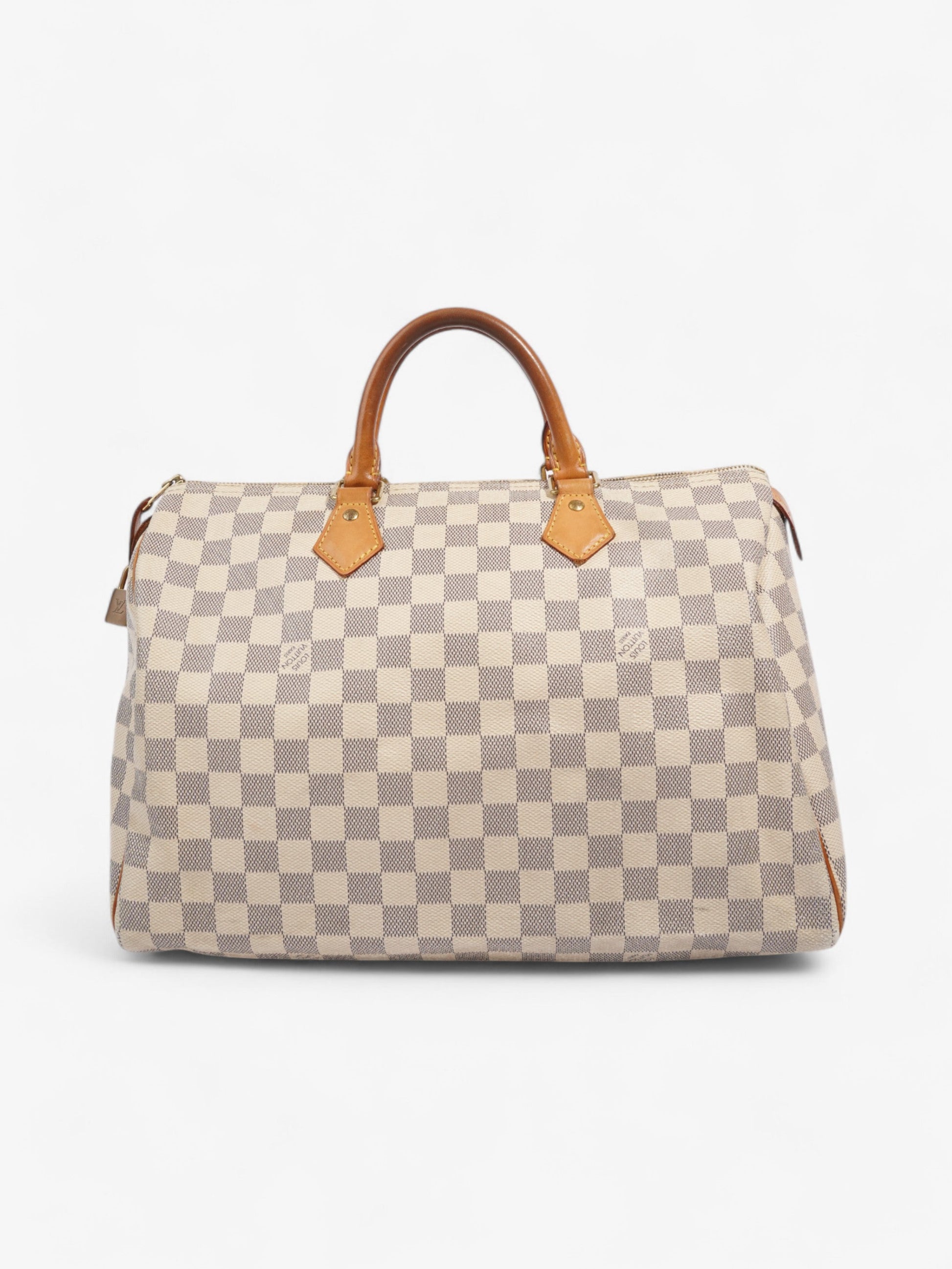 Louis Vuitton Speedy Azur Coated 35 Canvas Coated Canvas Damier Apparel Canvas 38