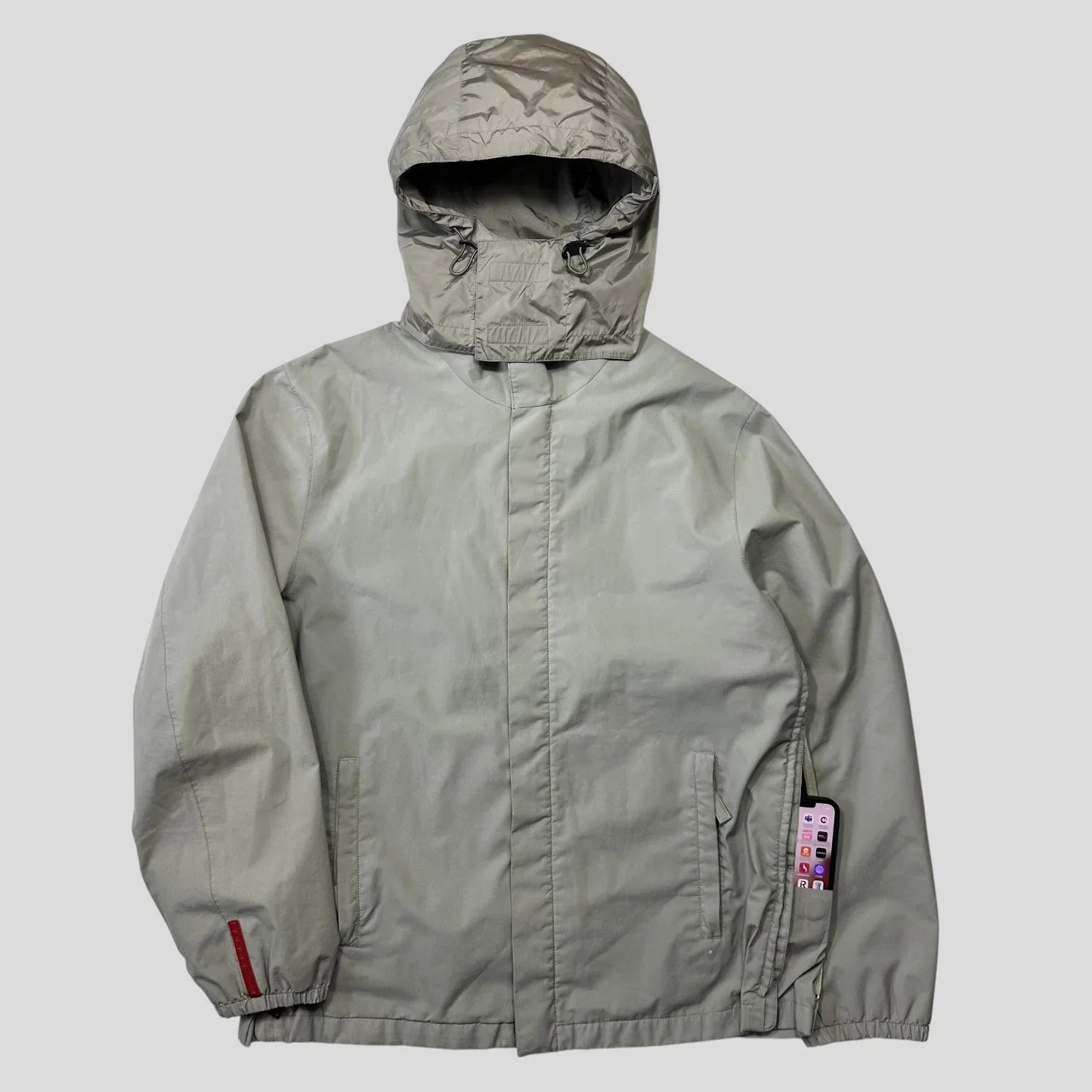 Prada Handbag Sport 00’s Aluminum Goretex Stash Pocket Harrington