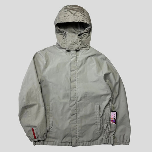 Prada Handbag Sport 00’s Aluminum Goretex Stash Pocket Harrington
