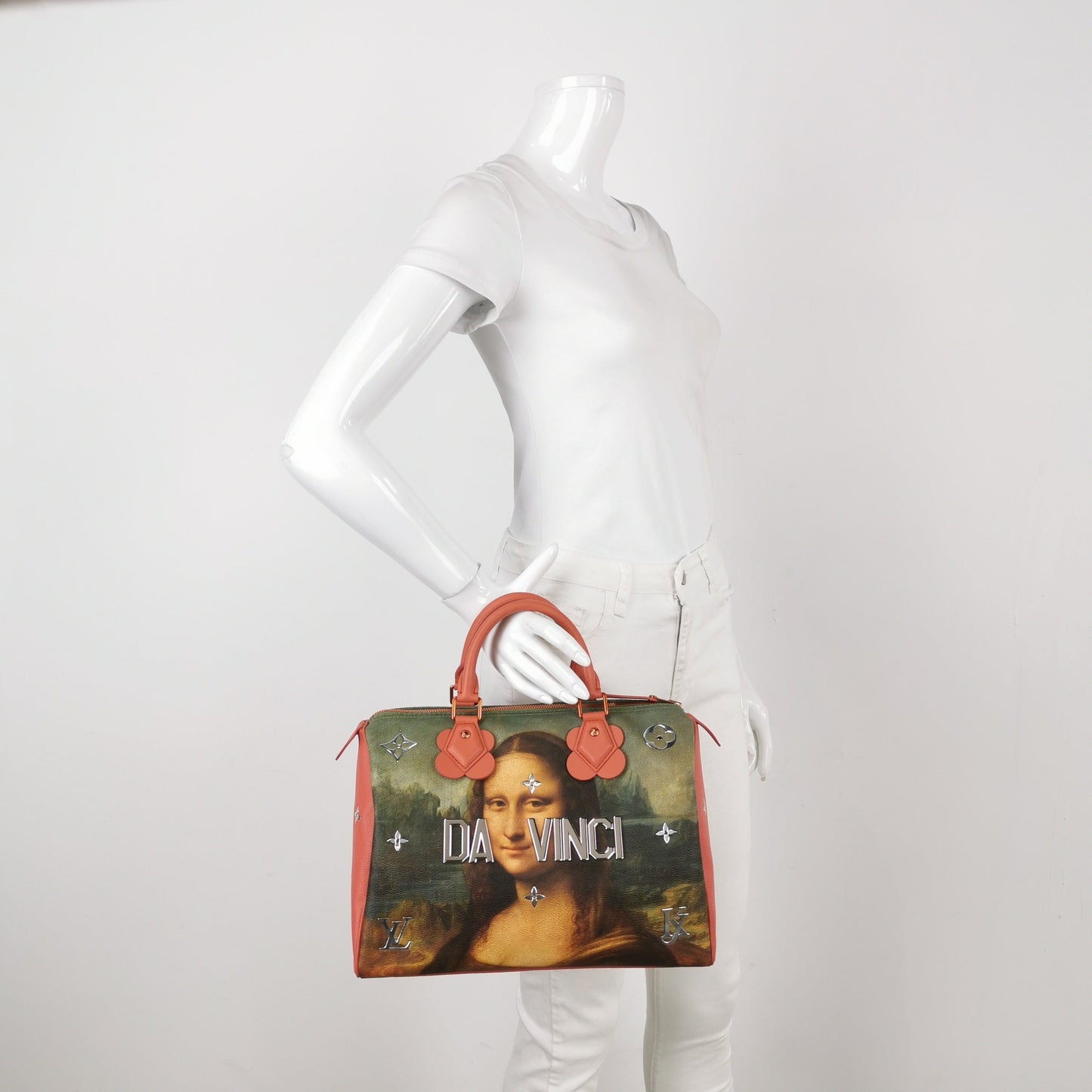 Louis Vuitton x Jeff Koons Speedy 30 Monalisa Handbag Bag 1