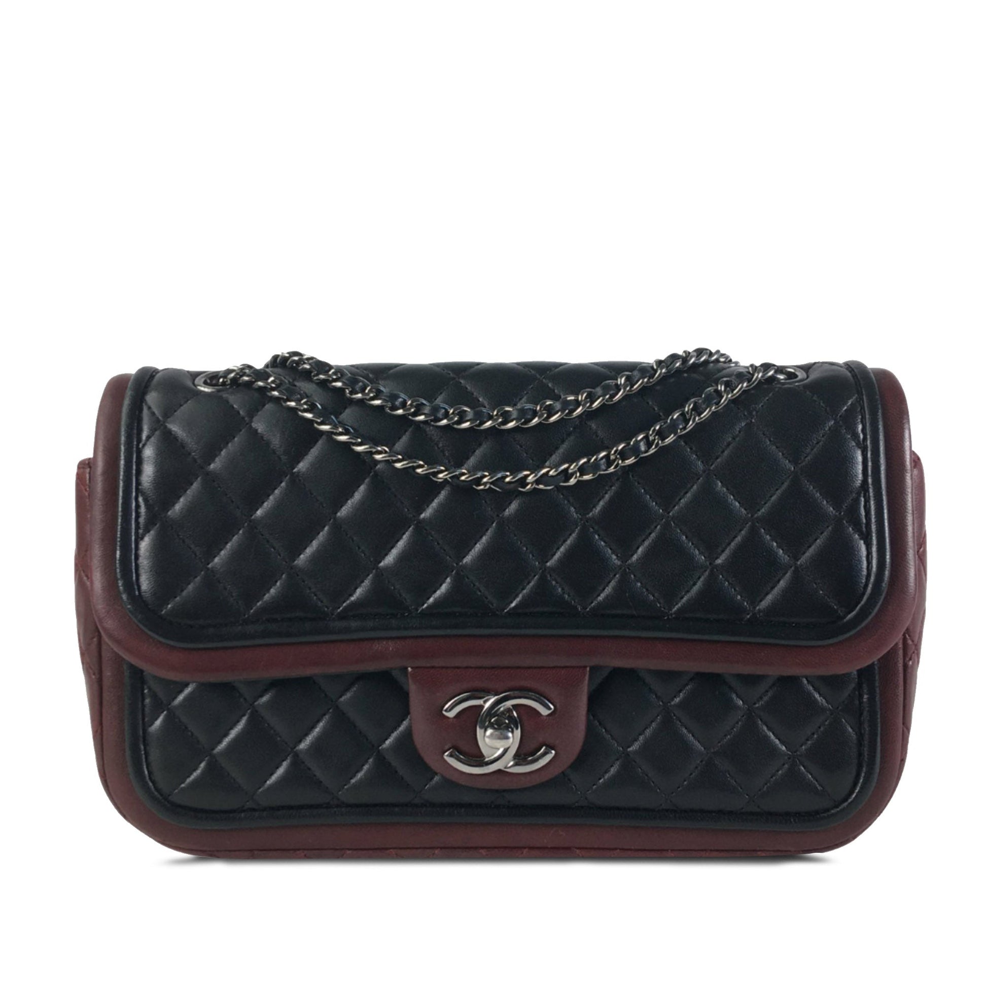 CHANEL Medium Quilted Twist Flap Shoulder Bag
