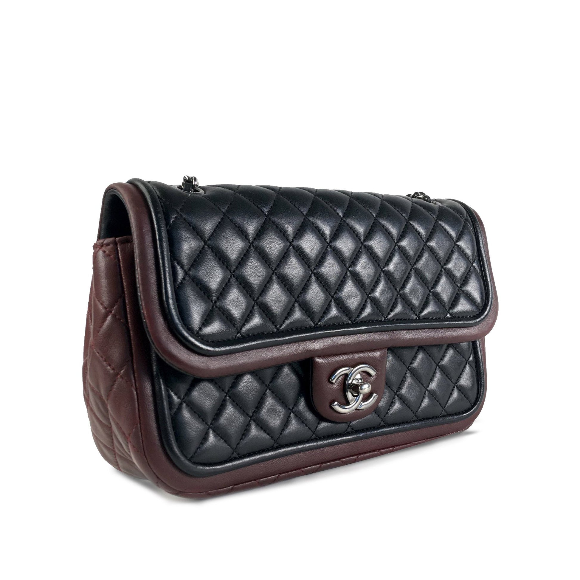 CHANEL Medium Quilted Twist Flap Shoulder Bag
