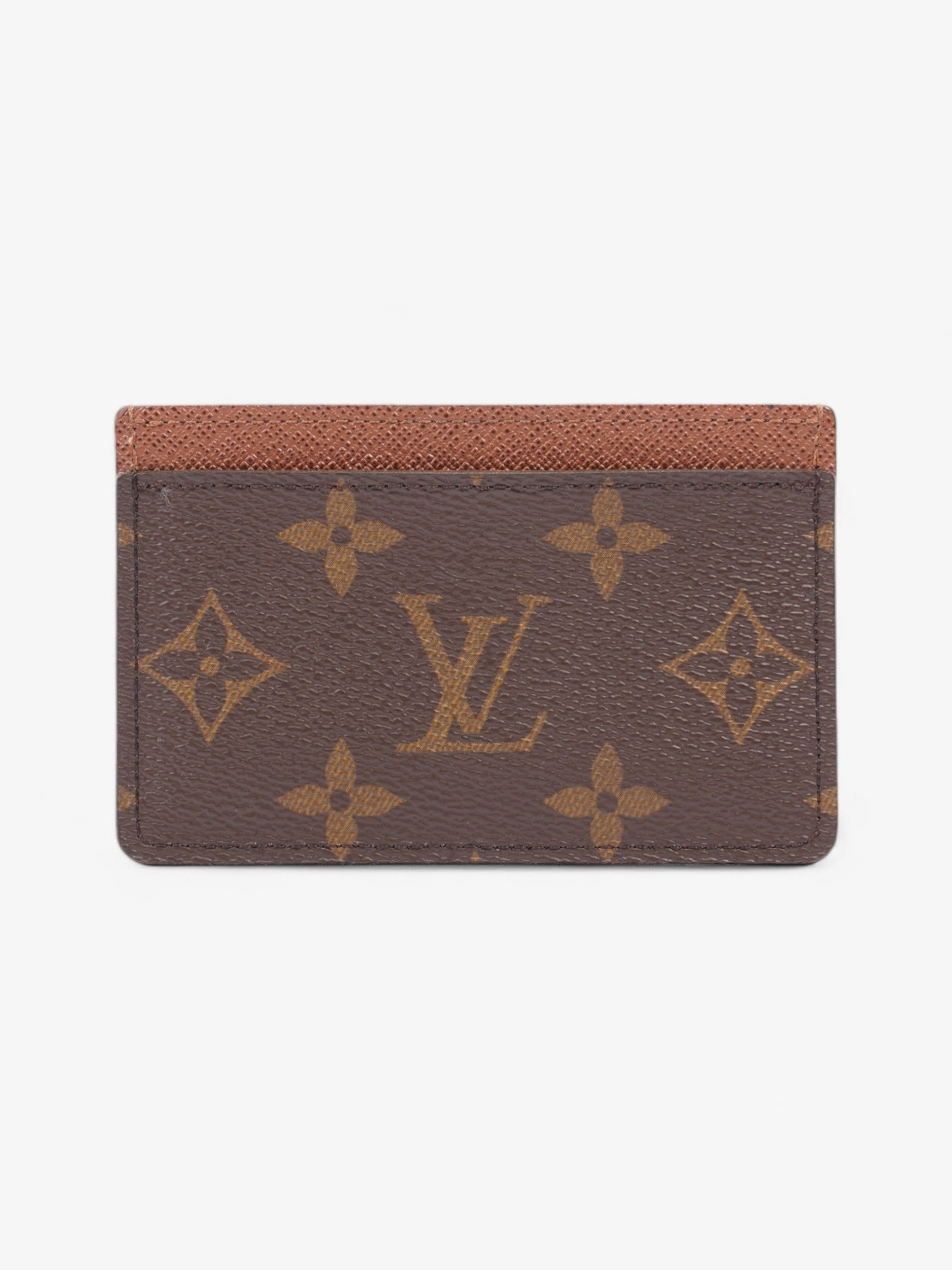 Louis Vuitton Card Holder Coated Monogram Canvas Coated Canvas Wallet Case Canvas 3
