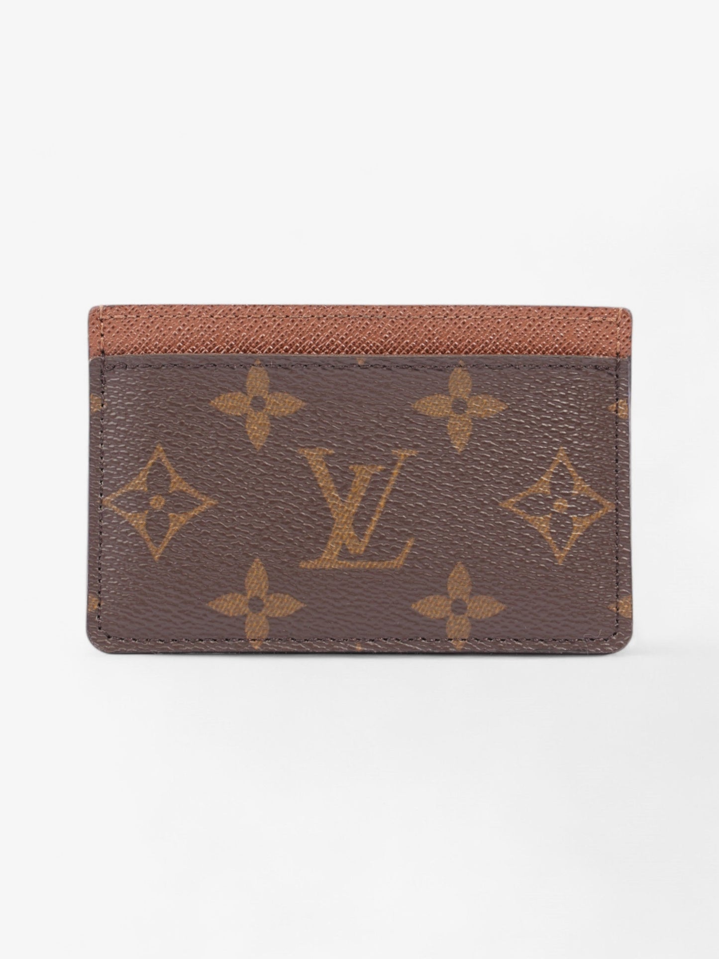 Louis Vuitton Card Holder Coated Monogram Canvas Coated Canvas Wallet Case Canvas 3