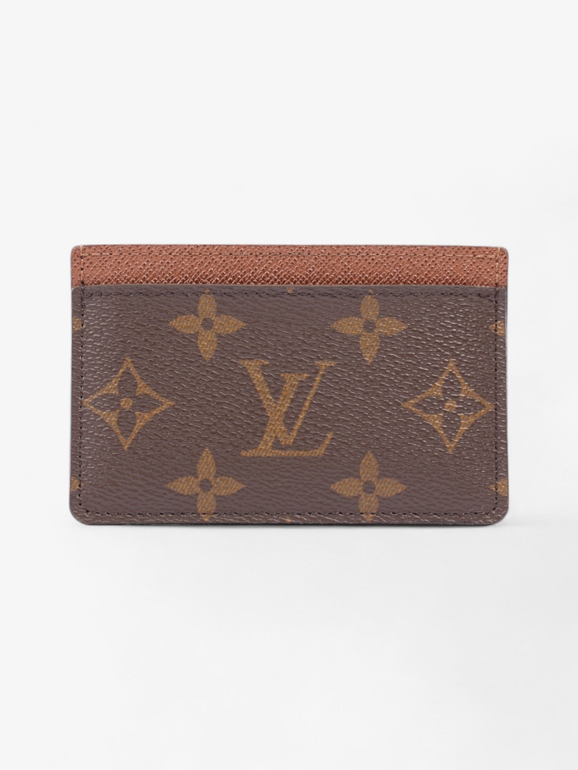 Louis Vuitton Card Holder Coated Monogram Canvas Coated Canvas Wallet Case Canvas 3