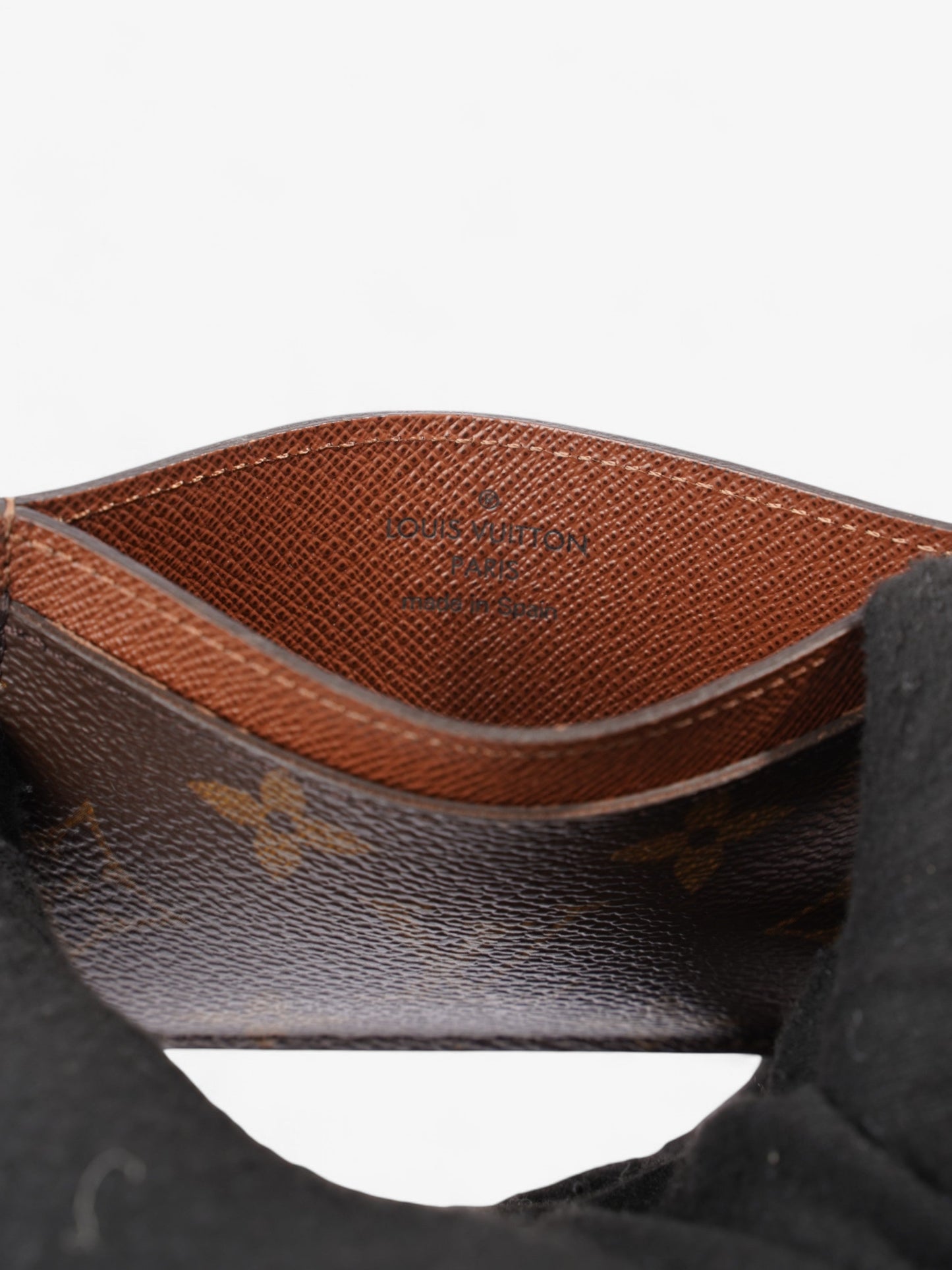Louis Vuitton Card Holder Coated Monogram Canvas Coated Canvas Wallet Case Canvas 3