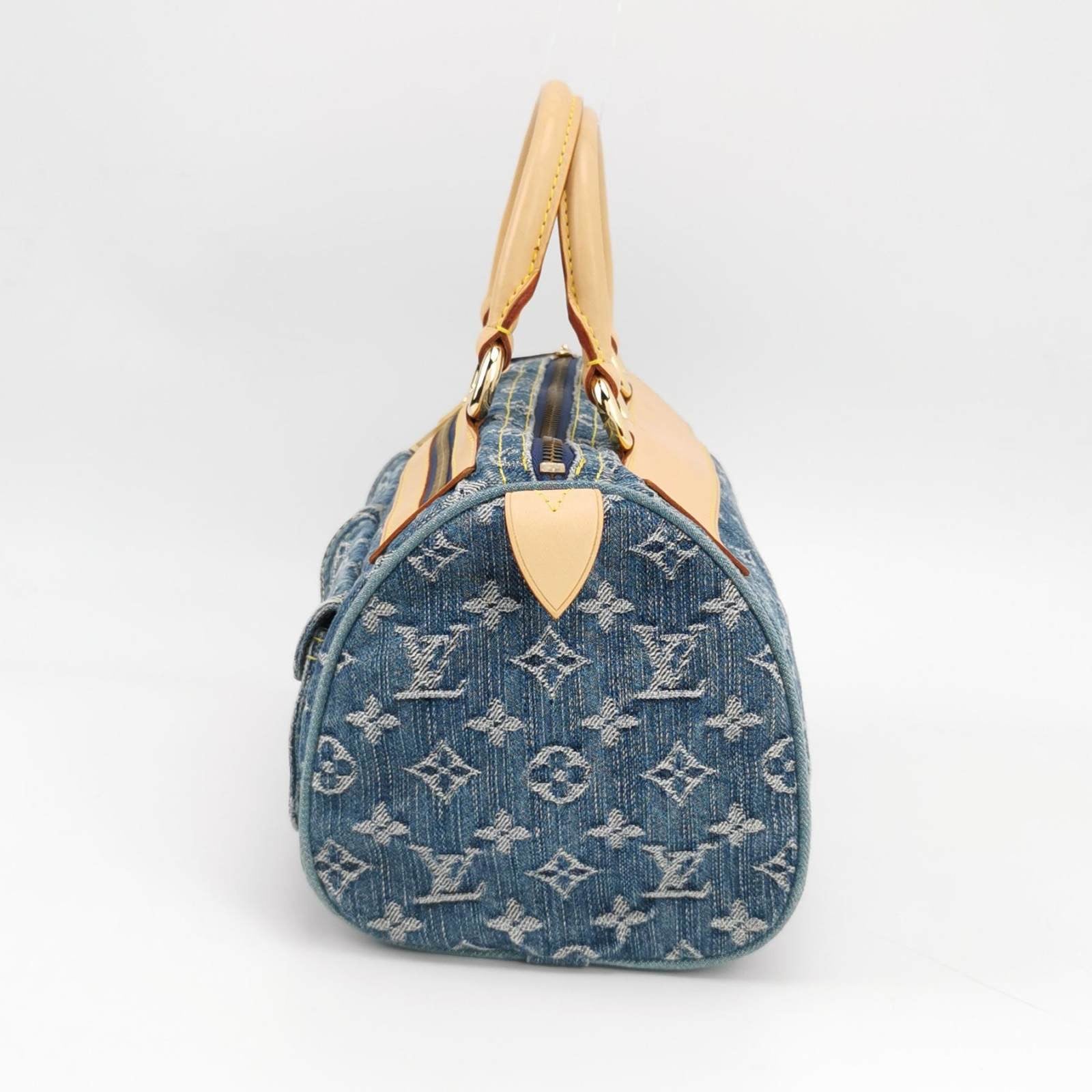 Louis Vuitton Denim Neo Speedy Boston Travel Bag Bag 2