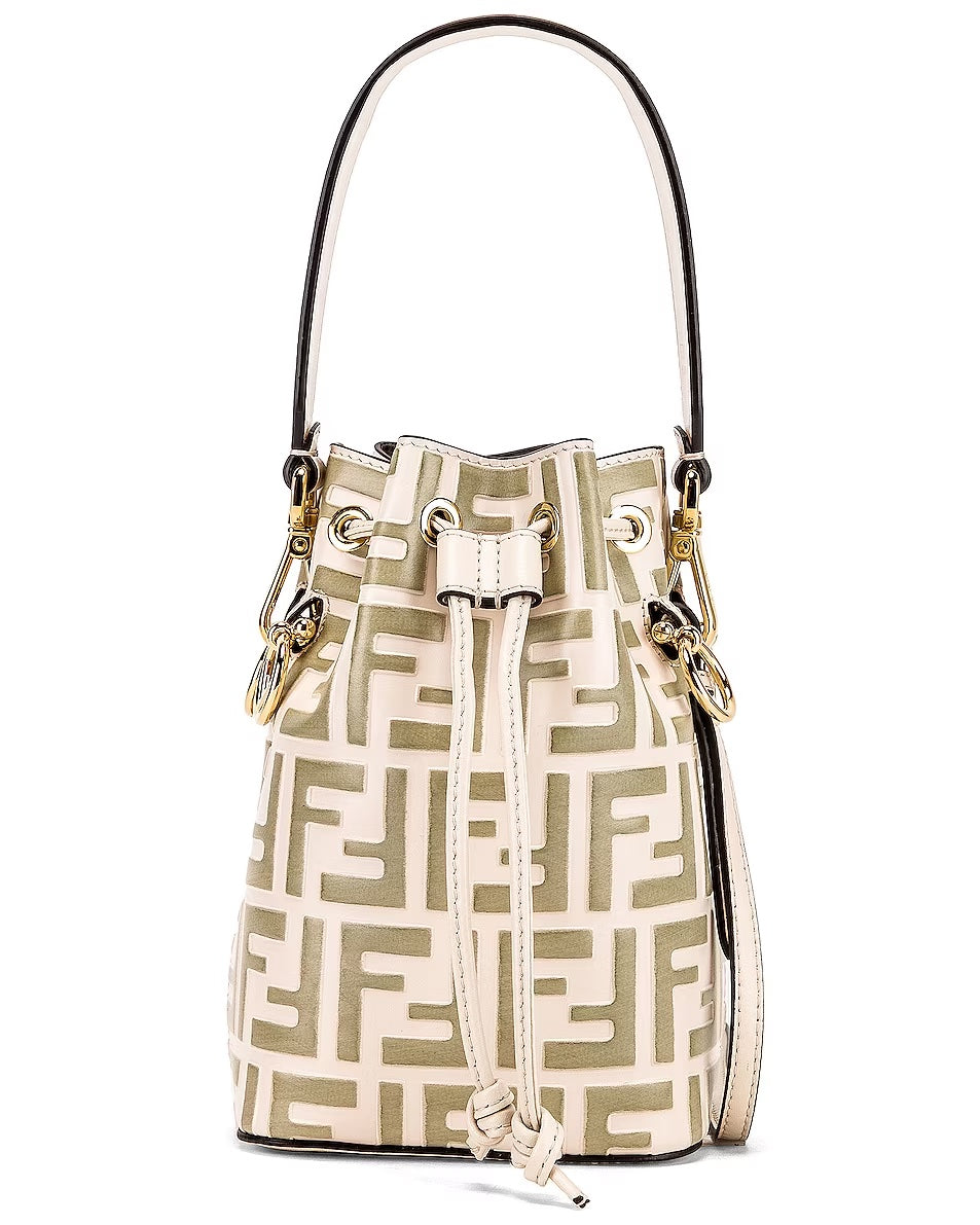 Fendi Zucca Mon Tresor Bag Mini Bucket Bucket Bag