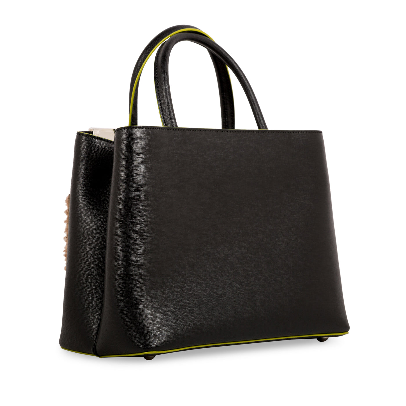 Fendi Elite Shearling 2Jours Petite Crossbody Bag