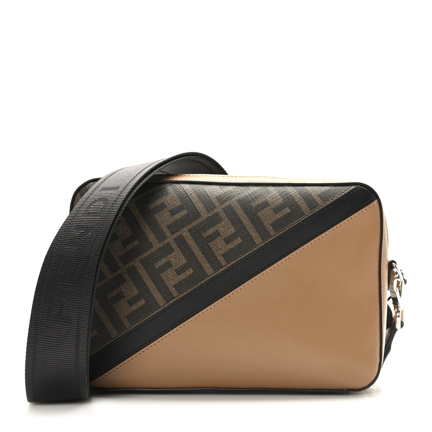 Fendi Ff Bi Color Camera Bag Vitello Travel Bag