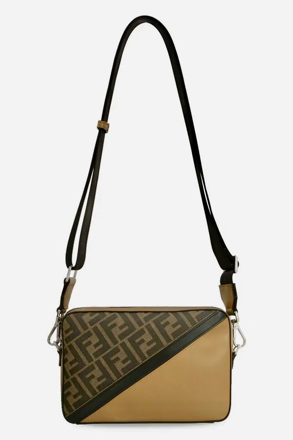 Fendi Ff Bi Color Camera Bag Vitello Travel Bag